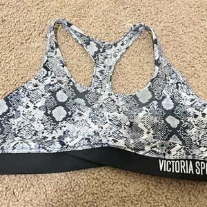 Victoria's Secret Gray Stretchy Sports Bra